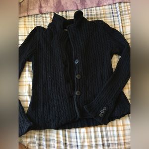 Thick button up sweater